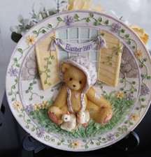 Cherished Teddies EASTER PLATE