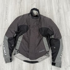 Shoei Motorcycle Jacket – Sympatex Waterproof, Grey/Black Size M
