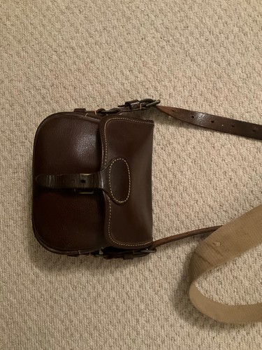 Cartridge leather bag small