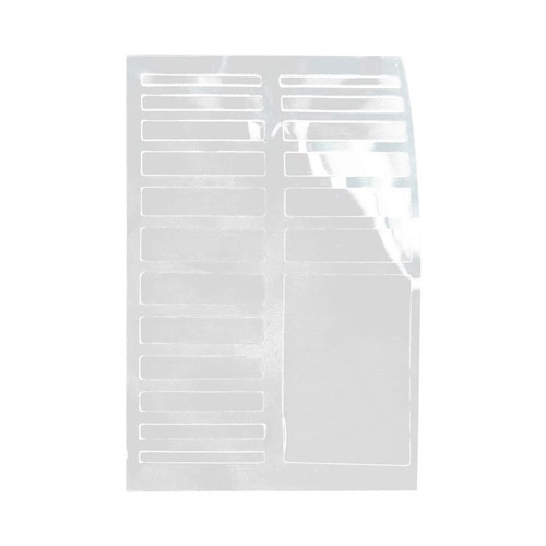 Silicone invisible ring size - invisible,