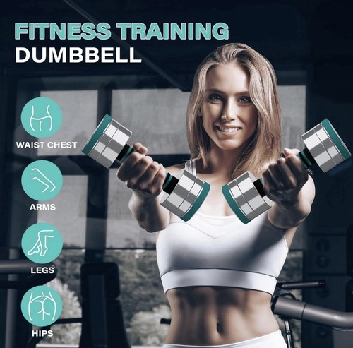 Chromed dumbbells fitness - dumbbells,