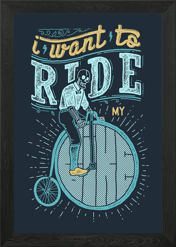 Want ride bike - want,
