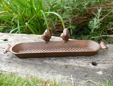 Rustic Cast Iron Bird Feeder