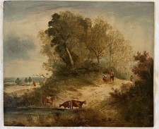 19c English School; oil on