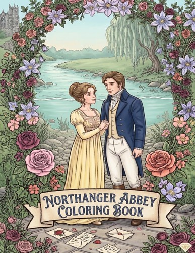 Northanger abbey coloring book - northanger,