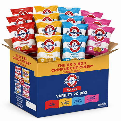 Seabrook crisps variety box - variety,