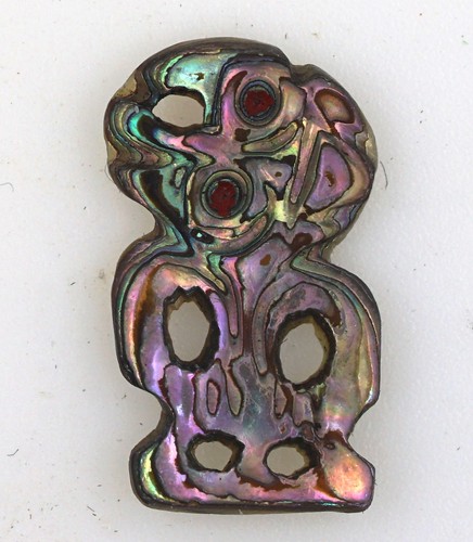 Maori hei tiki abalone - abalone, small