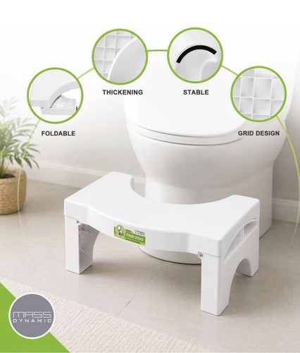 Folding squatting toilet stool - folding,