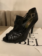 Love Label Black Peep Toe