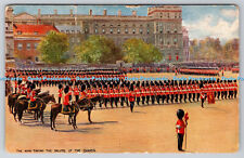 R762838 The King Taking the Salute of the Guards Trooping the Colour Tuck Oilett