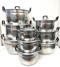 Aluminum Cooking Pot 9 Set