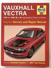 Vauxhall Vectra Owners Workshop Service Manual Haynes 1995 to 1998    