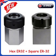 Square ER-32 + Hex ER32 Collet