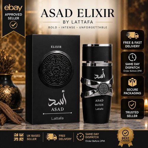 Lattafa asad elixir - asad, 100ml