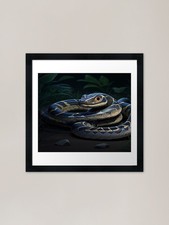 Zoa python snake Framed Art