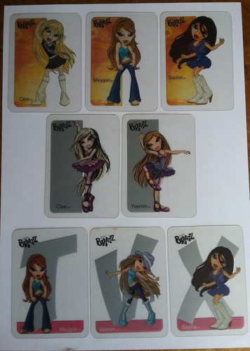 Bratz music starz lamincards - music,