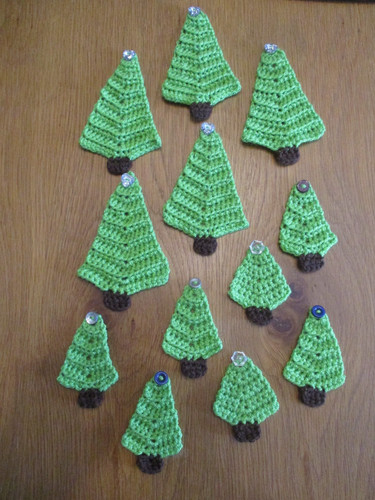 Hand crocheted 12 cm - 11,