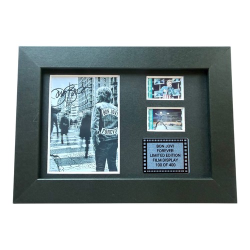 Bon jovi signed film cell - jovi,