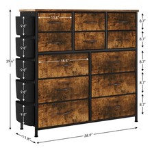 Fabric Chest of Drawers 12