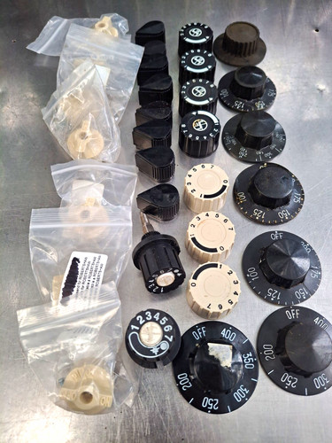 Vintage radio parts knobs - vintage,