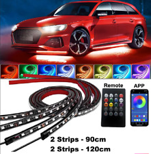 4x RGB LED Under Car Tube