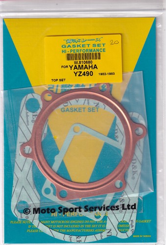 Top end gasket set yamaha - end,