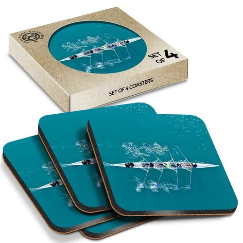 Boxed square coasters - boxed,