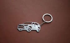 Keychain Toyota RAV 4 2019 Key ring high quality stainless steel 1,5mm