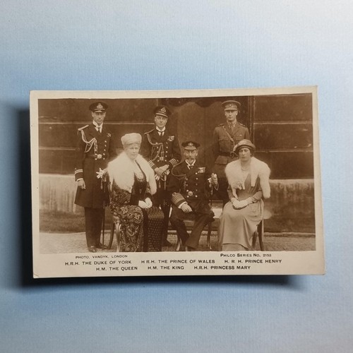 British royal family postcard - royal,
