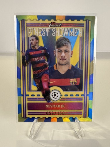 Neymar topps finest ucl - -,