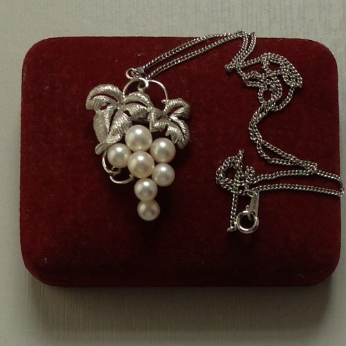 Mikimoto cultured pearl - mikimoto, silver