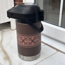 Large Flask vacuum Hot & Cold Drink Dispenser- H36 x top 24 x base 16cm  