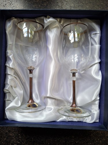 Vintage bohemian crystal wine - bohemian,
