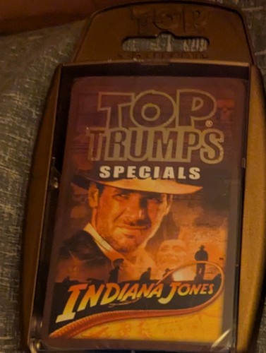 Top trumps indiana jones card - indiana,