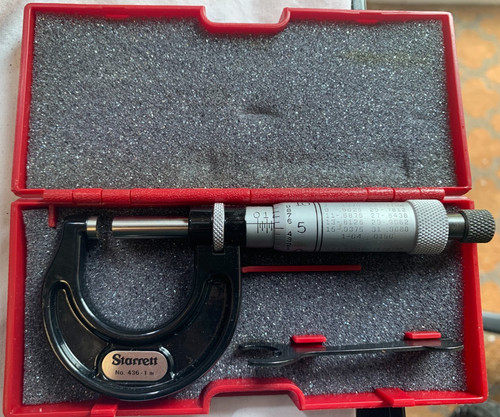 Starrett 436 imperial - no,