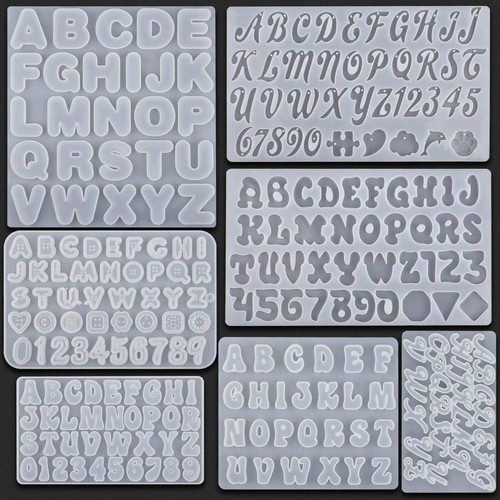 Alphabet resin mold - alphabet, diy