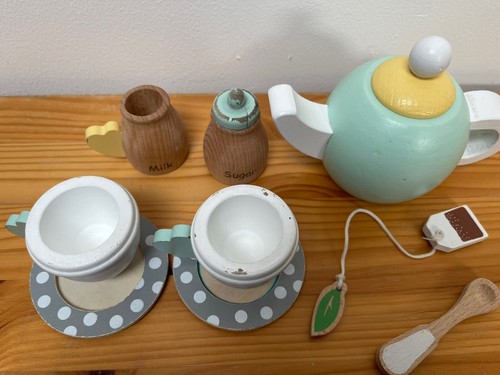 Wooden tea set - set, toy