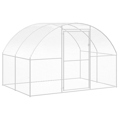 Chicken coop silver galvanised - coop,