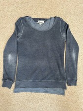 Fat Face Navy Ladies Sweatshirt Size 10 With Attached Vest Top