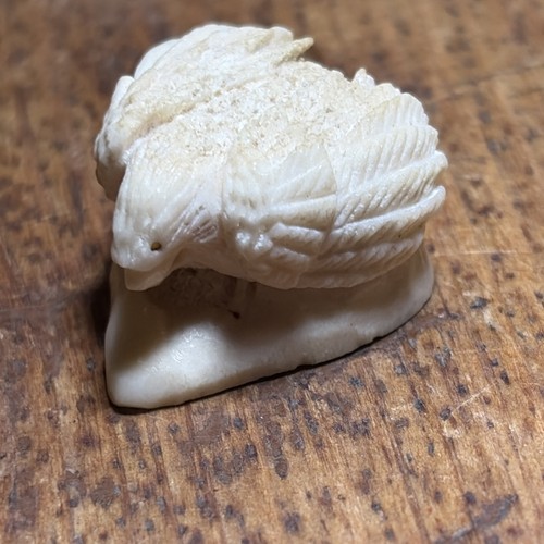 Zuni fetish bone eagle - zuni,
