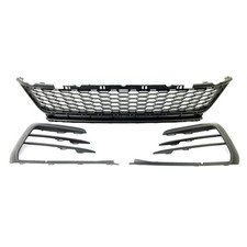 Bumper Grille Set Gloss Black