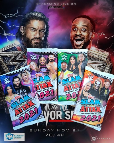 2021 topps wwe slam - 2021, attax