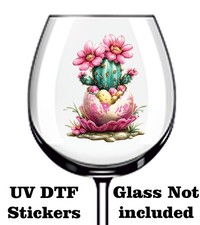 Easter Cactus Plant UV DTF