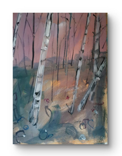 Original acrylic painting x - original, 12