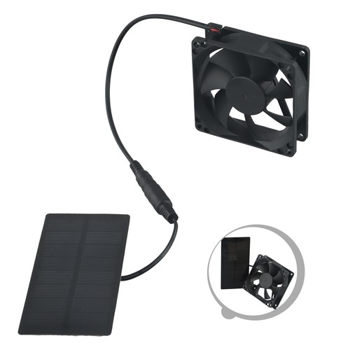 Powerful solar panel fan kit - powerful,
