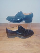 SANDERS 4963B Women's Shoes Black Leather Ladies UK Size 5 Made In England 