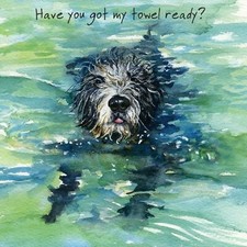 Scottish Deerhound Greeting