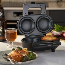 Double Pie Maker Deep Fill Machine with Crimping & Cutter Cooks Professional