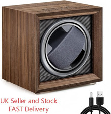 Automatic Watch Winder Single Watch Winders Wooden USB Powered USED