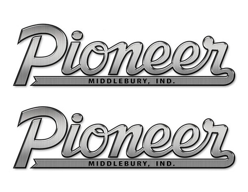 Pioneer boat stickers - 2, "3d